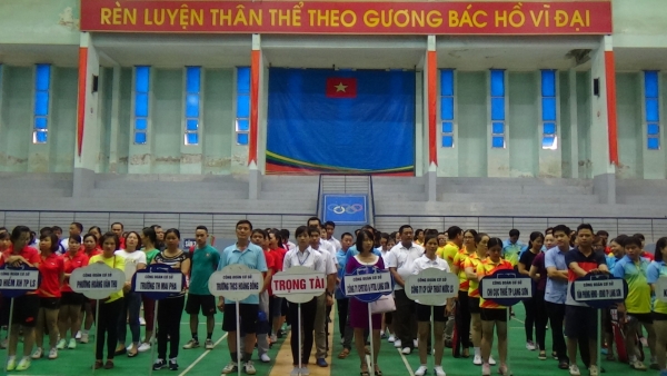 Hội thi thể thao công nhân viên chức lao động thành phố Lạng Sơn lần thứ IX năm 2016.