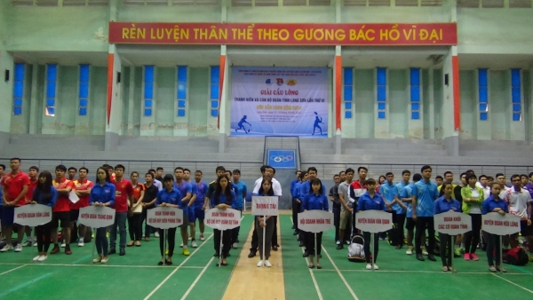 Giải Cầu lông Thanh niên và Cán bộ Đoàn tỉnh Lạng Sơn lần thứ VI cúp Bảo Long năm 2016